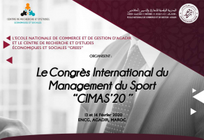 Appel à communication du Congrès International du Management du Sport CIMAS 2020
