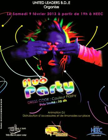 FLUO PARTY à HEEC Marrakech