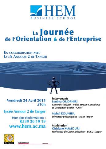 HEM - Deuxième Journée de l'Orientation & de l'Entreprise au campus de HEM Tanger