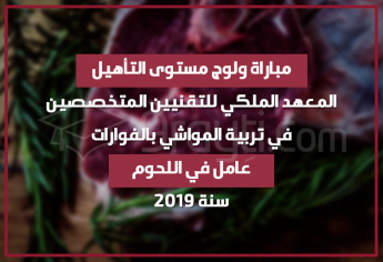 مباراة ولوج مستوى التأهيل بالمعهد الملكي للتقنيين المتخصصين في تربية المواشي بالفوارات 2019
