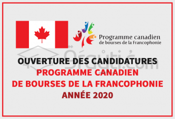 Programme Canadien de Bourses de la Francophonie 2020