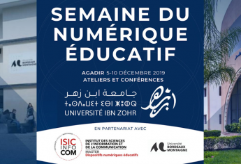 Première semaine du numérique éducatif à l'Université Ibn Zohr d'Agadir