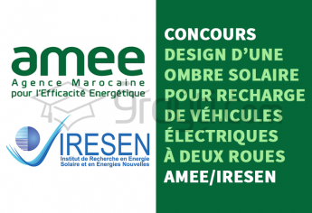 AMEE/IRESEN : Concours de design d'une ombre solaire pour la recharge de véhicules électriques à deux roues