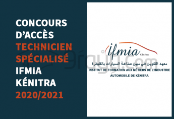 Concours d'accès au cycle Technicien Spécialisé de l'IFMIA Kénitra 2020