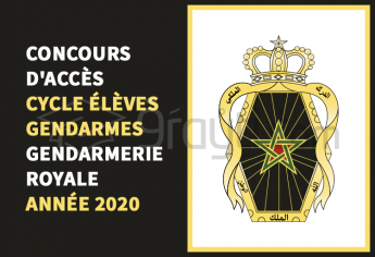 Concours d'accès au cycle des Élèves Gendarmes à la Gendarmerie Royale 2020