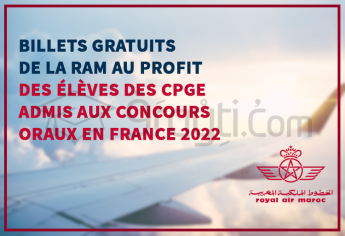 RAM : Billets gratuits aux élèves des CPGE admis aux concours oraux en France 2022