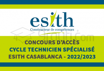 Concours d'accès au cycle Technicien Spécialisé de l'ESITH Casablanca 2022-2023