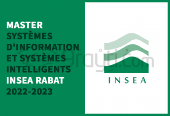 Concours d'accès au Master Systèmes d'Information et Systèmes Intelligents de l'INSEA Rabat 2022-2023