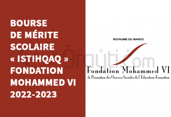 Bourse de mérite scolaire ISTIHQAQ de la Fondation Mohammed VI 2022-2023