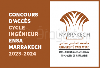 Concours cycle d'ingénieur de l'ENSA Marrakech 2023-2024