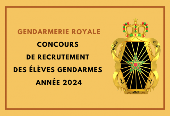 Concours cycle des Élèves Gendarmes de la Gendarmerie Royale 2024