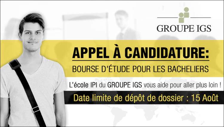 Appel à candidature :Bourses d'études pour les bacheliers !