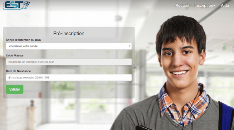 EST Fès préinscription en 1ère année DUT 2017