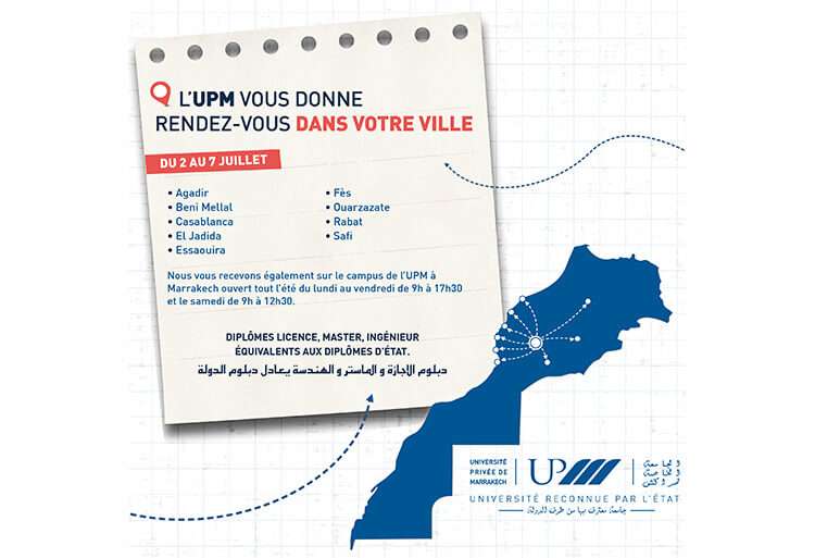 L'UPM dans votre ville du 2 au 7 Juillet 2018