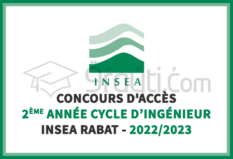 Concours Daccès En 2ème Année Du Cycle Dingénieur Detat De Linsea Rabat 2022 2023 9rayticom 