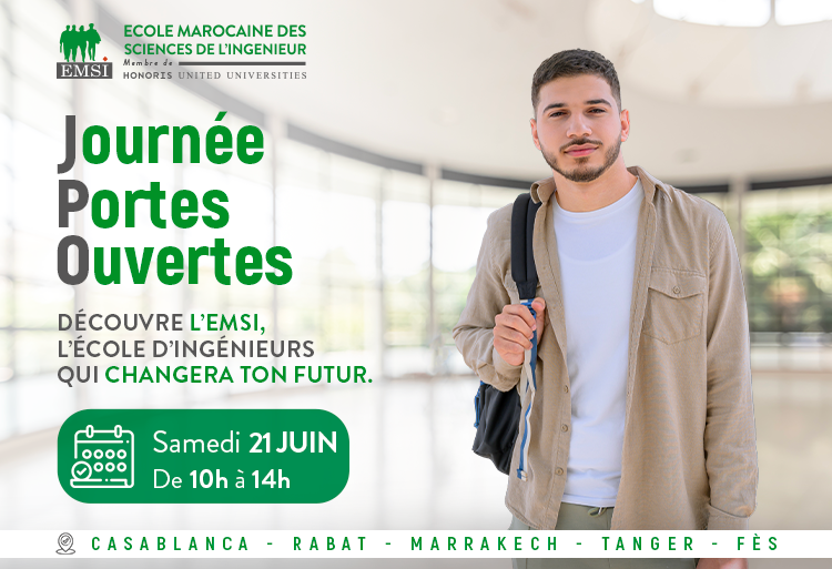 Journées Portes Ouvertes : l’EMSI lance sa 1ʳᵉ session le samedi 21 juin sur tous ses campus